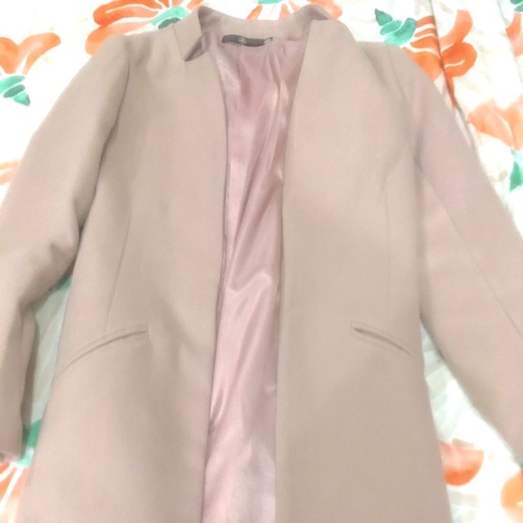 Missguided Jackets & Blazers - Missguided pale blush trench coat